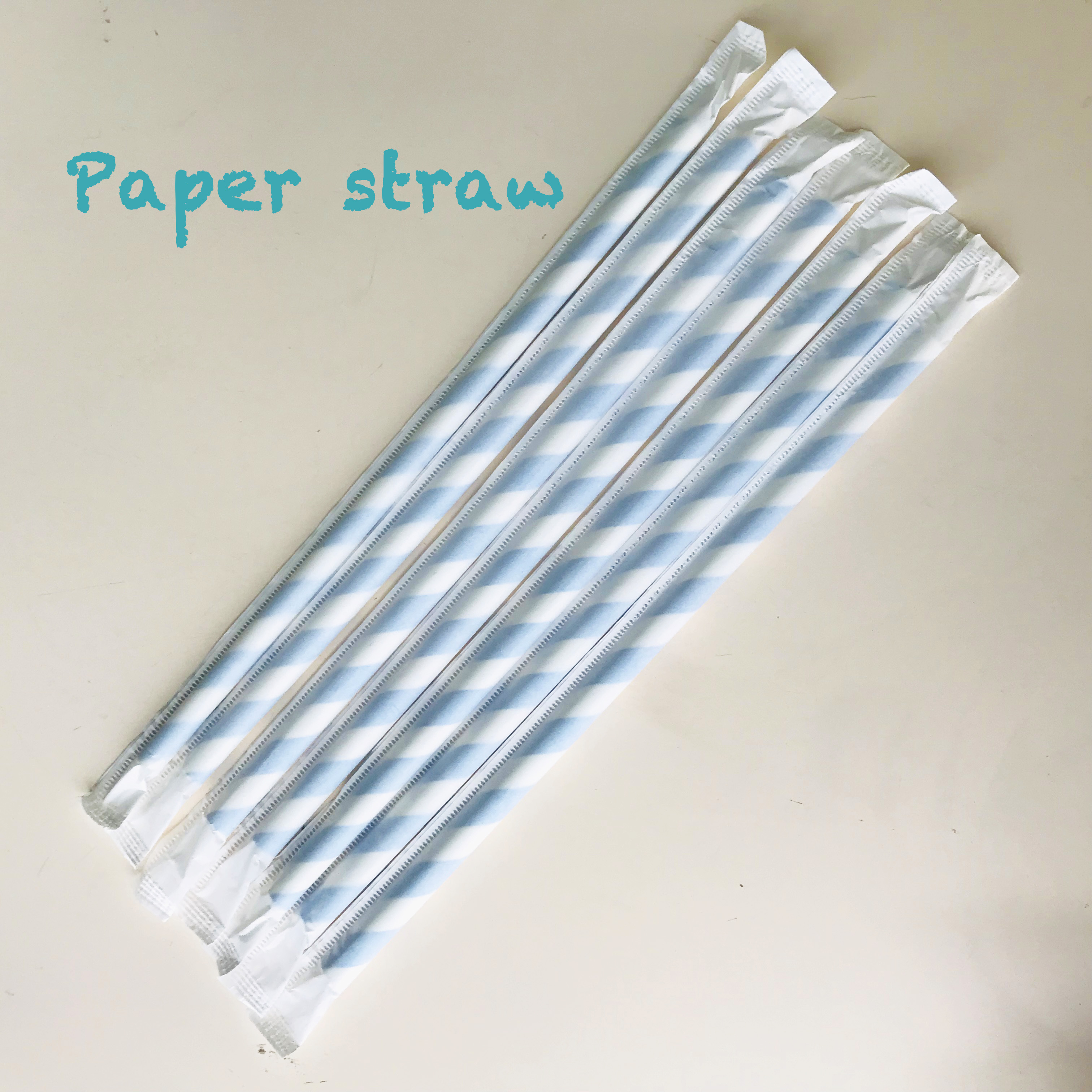 Biodegradable and compostable paper straw for hotel