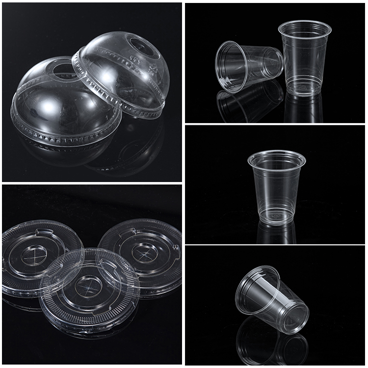 Biodegradable eco friendly PLA clear cold cups